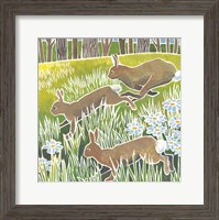 Framed 'Wild Woodland II' border=