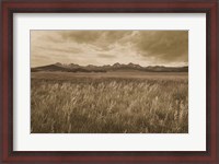 Framed Sawtooth Mountains Idaho II Dark