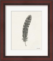 Framed Springtime Feather I