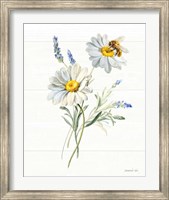 Framed Bees and Blooms Flowers II