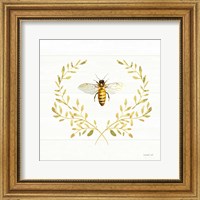 Framed Bees and Blooms Bee Laurel