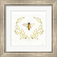 Framed Bees and Blooms Bee Laurel