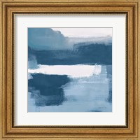 Framed Escalante Mood Blue and White Sq