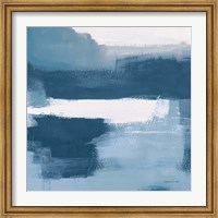 Framed Escalante Mood Blue and White Sq