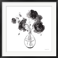 Framed Garden Cuttings II Black