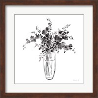 Framed Garden Cuttings I Black