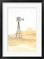 Framed Windmill Landscape III