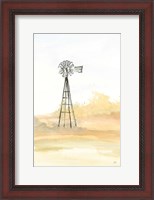 Framed Windmill Landscape III