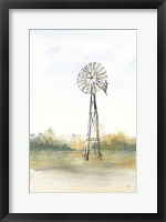 Framed Windmill Landscape II