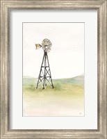 Framed Windmill Landscape I