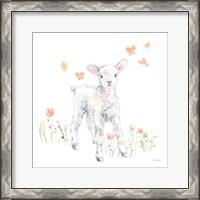 Framed 'Spring Lambs I' border=