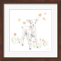 Framed 'Spring Lambs I' border=