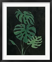 Framed Palm Botanical I Black