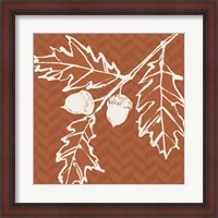 Framed 'Autumn Tones V' border=