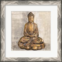 Framed Bronze Buddha