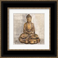 Framed Bronze Buddha