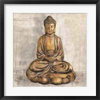 Framed Bronze Buddha
