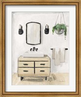 Framed Attic Bathroom I Blonde Crop