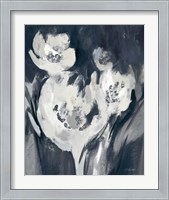 Framed White Fairy Tale Floral II