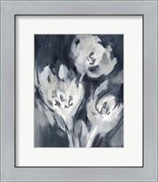 Framed White Fairy Tale Floral I