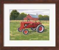 Framed Vintage Tractor