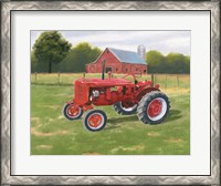 Framed Vintage Tractor