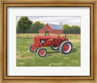 Framed Vintage Tractor