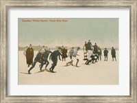 Framed Snow Shoe Race