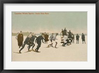 Framed Snow Shoe Race