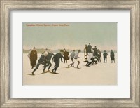 Framed Snow Shoe Race