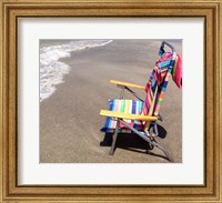 Framed Colorful Beach Chair