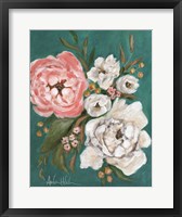 Framed Spring Blossoms and Peonies