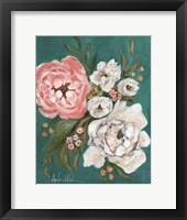Framed Spring Blossoms and Peonies