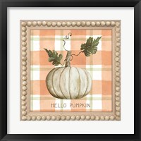 Framed 'Hello Pumpkin' border=