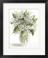 Framed Simple Floral on White