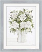 Framed Pitcher of Peonies