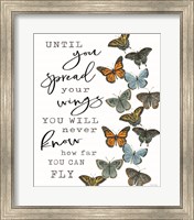 Framed Spread your Wings