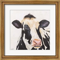Framed Holstein Cow