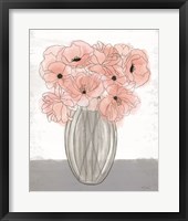 Framed Poppies in Vase