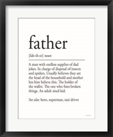 Framed Father Definition 1
