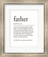 Framed Father Definition 1