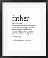 Framed Father Definition 2