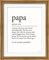 Framed Papa Definition