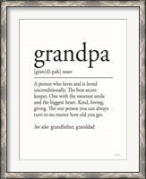 Framed Grandpa Definition 1