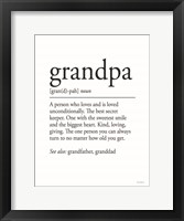 Framed Grandpa Definition 1