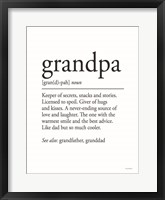 Framed Grandpa Definition 2