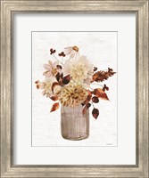 Framed Autumn Floral