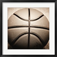 Framed Vintage Basketball