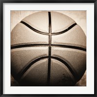 Framed Vintage Basketball