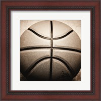 Framed Vintage Basketball